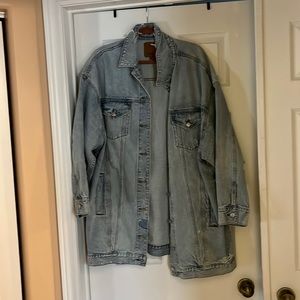 Aerie oversized denim jacket